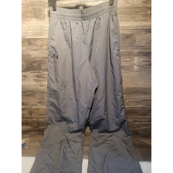 UNDER ARMOUR Heatgear Loose Men's Mesh Lined Zip Ankle Windbreaker Pants Size LG - Picture 1 of 6